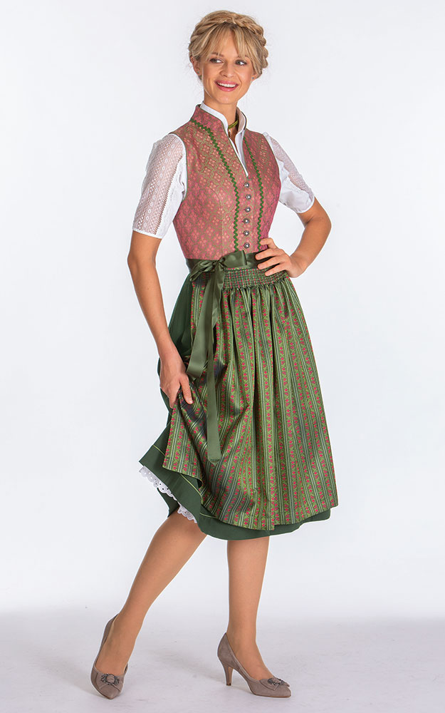 Blusendirndl Saalbach, mit Schürze