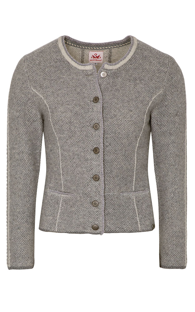 Strickjacke Arista, hellgrau