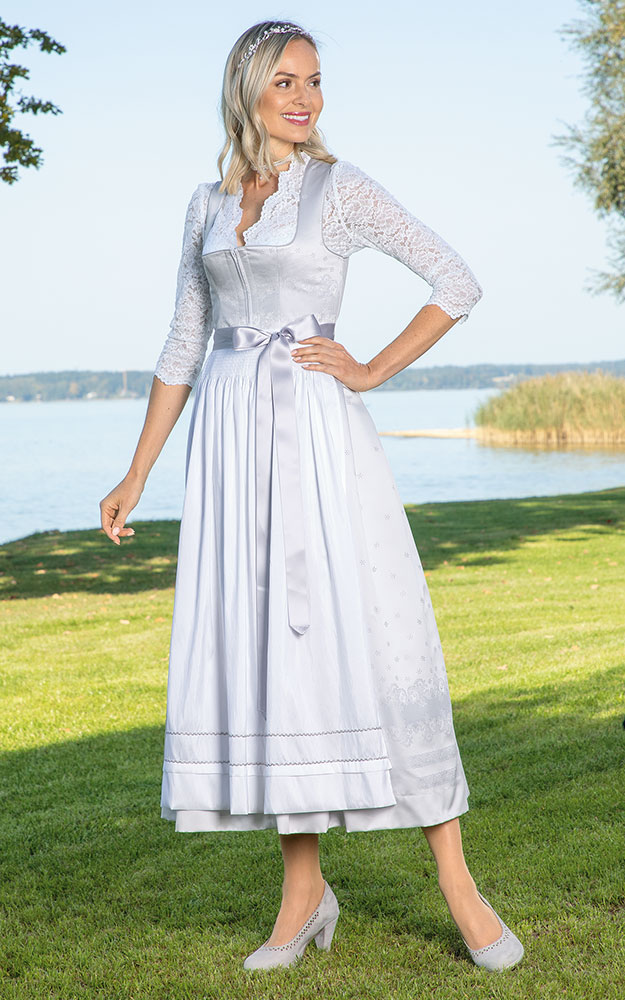 Blusendirndl Perlsee, ohne Schürze