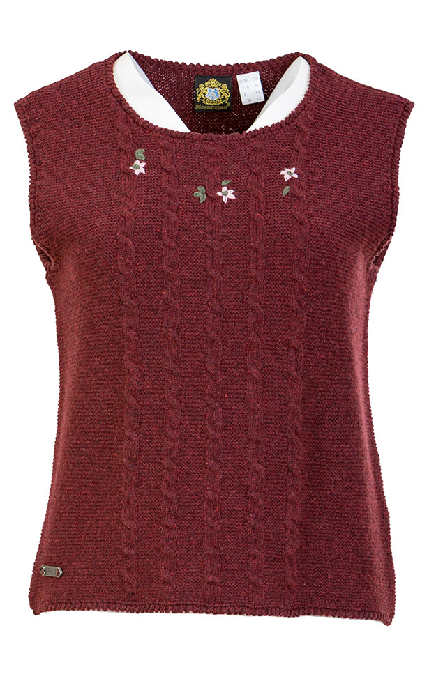 Pullunder Thur, weinrot