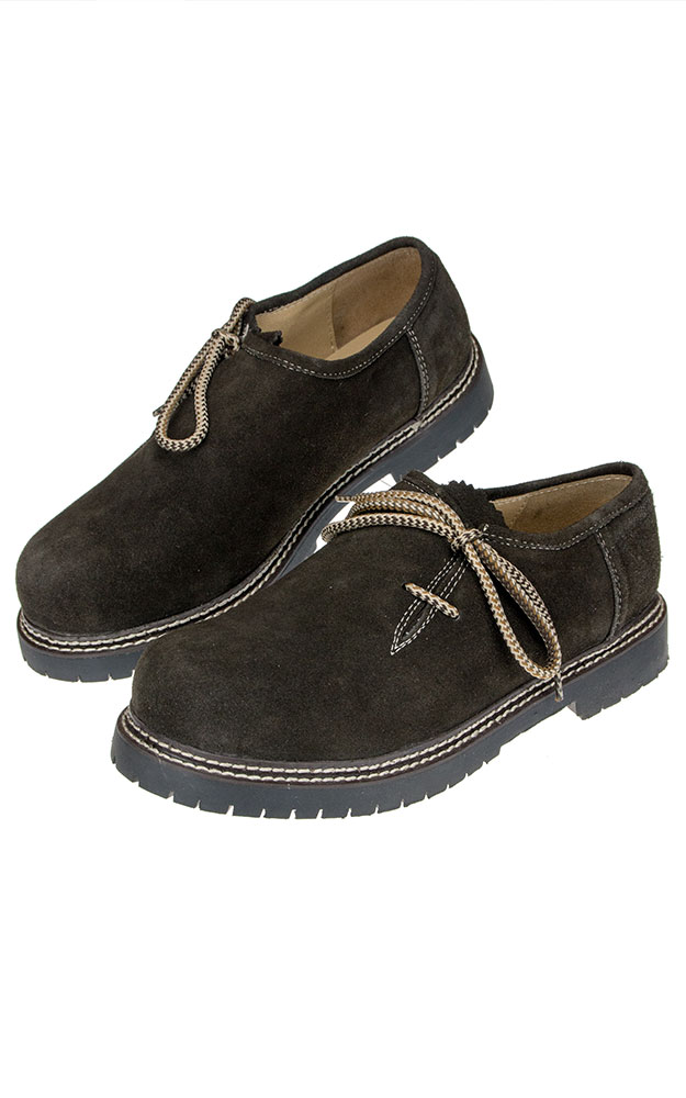 Haferlschuhe Velour, altsalzburg