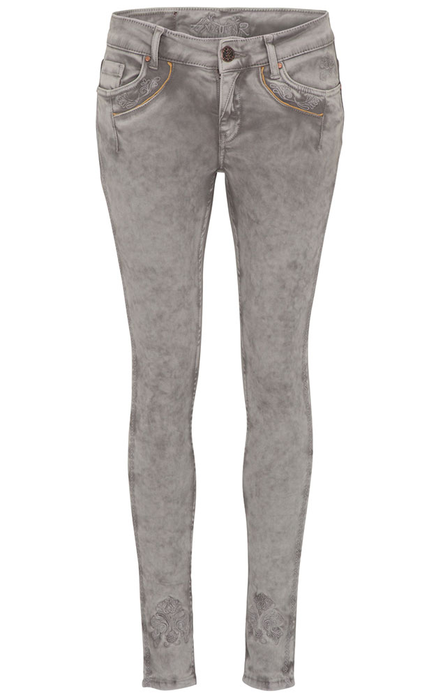 Trachtenjeans 71242, hellgrau
