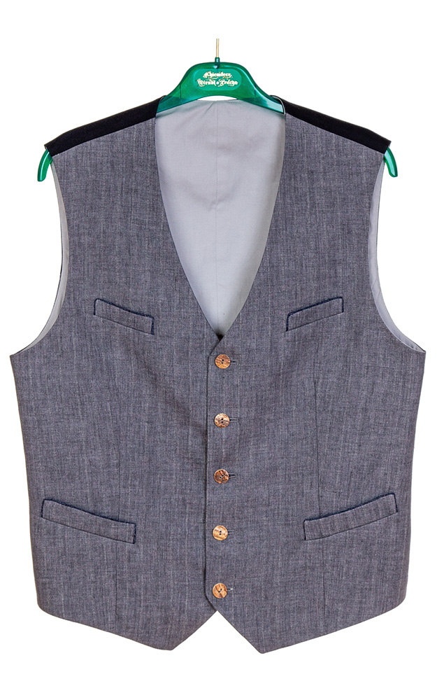 Weste Valentino, anthrazit