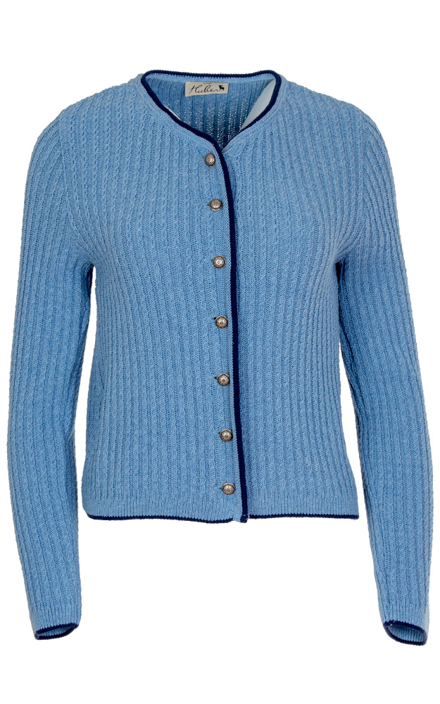 Strickjacke Wanesse, jeansblau