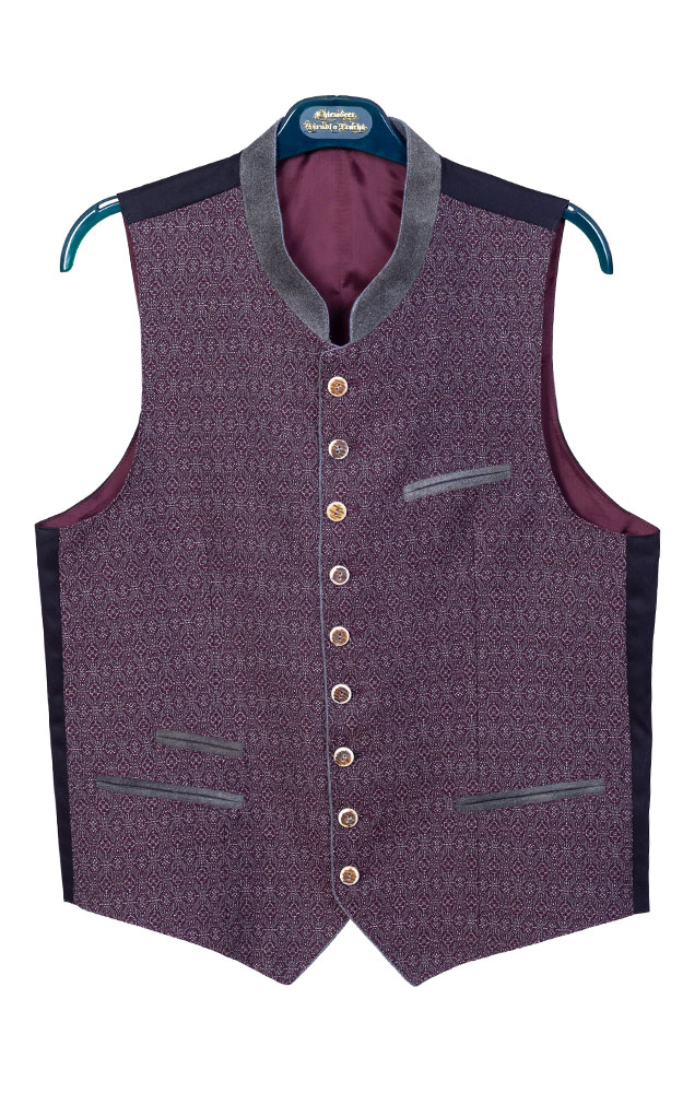 Weste Bürs-LE, weinrot