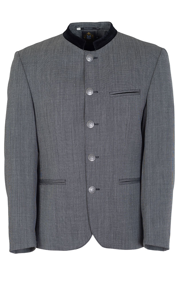 Janker Antonio, schwarz/grau gemustert