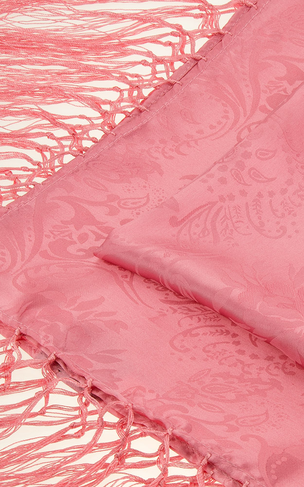 Seidentuch Nr. 48, mittelrosa