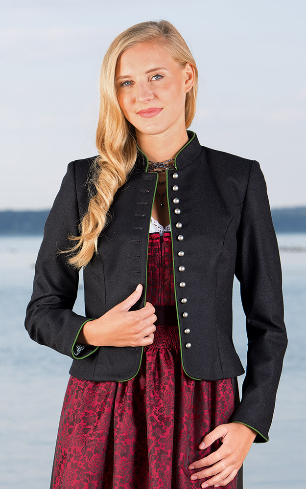 Jacke Eschberg, schwarz/grün