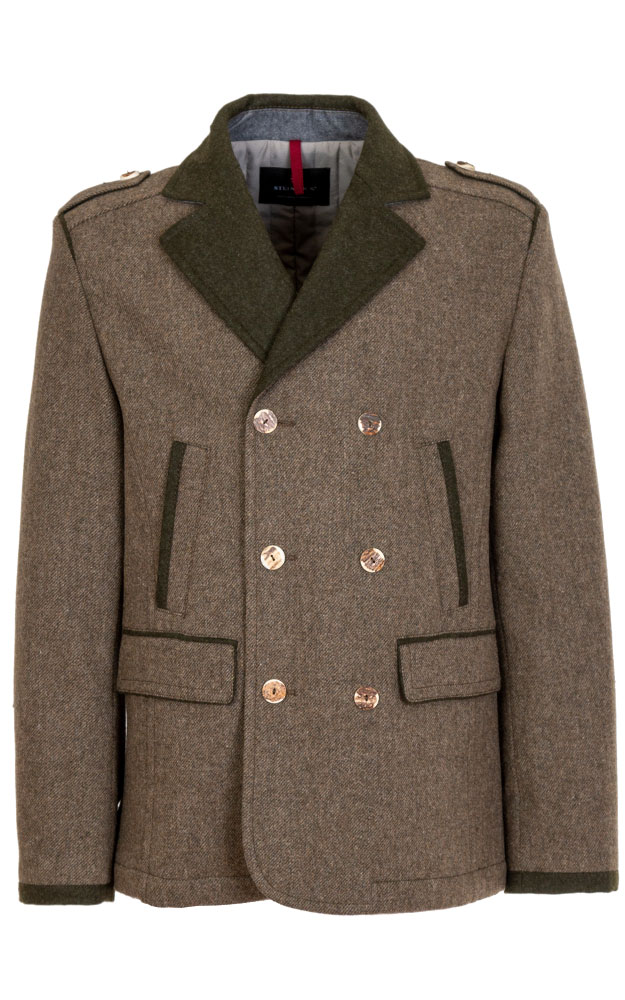 Jacke Schladminger, braun/grün