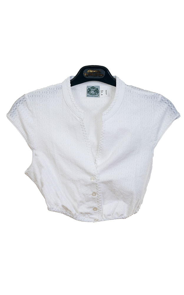 Dirndlbluse Betty, weiß