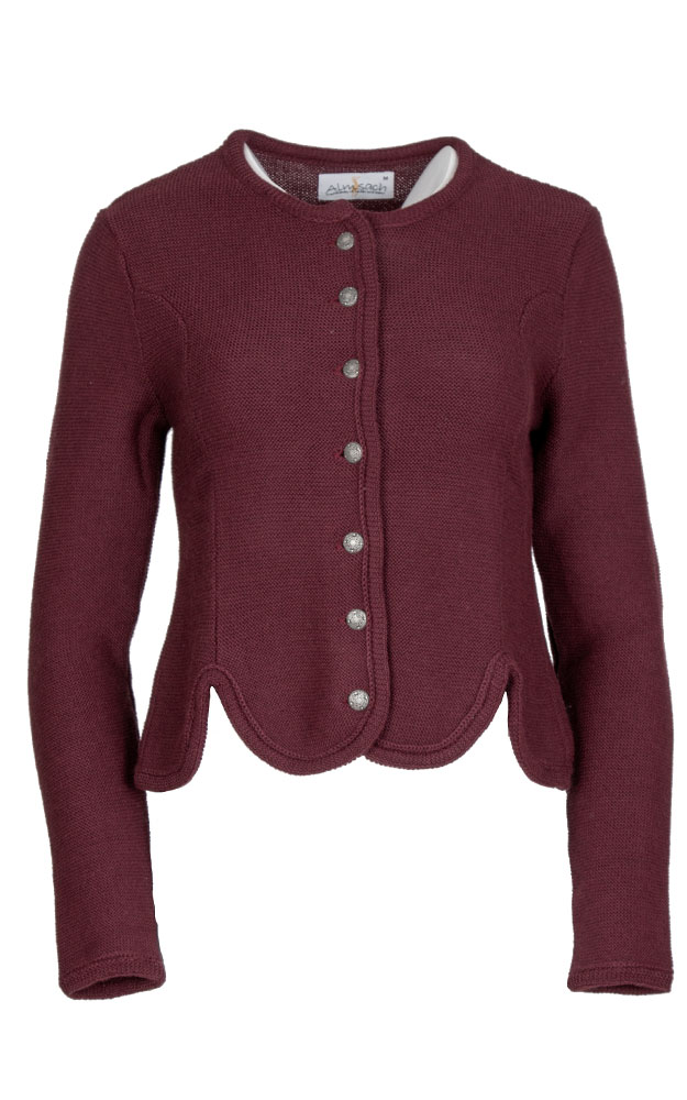 Strickjacke DA 1017, weinrot