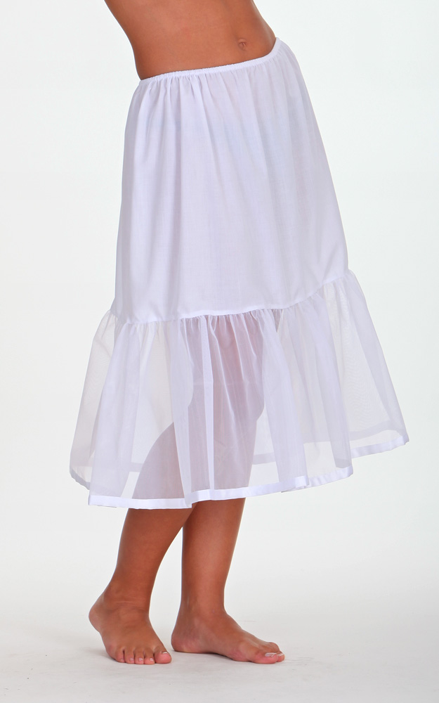 Unterrock Mira midi, weiß 70cm Petticoat