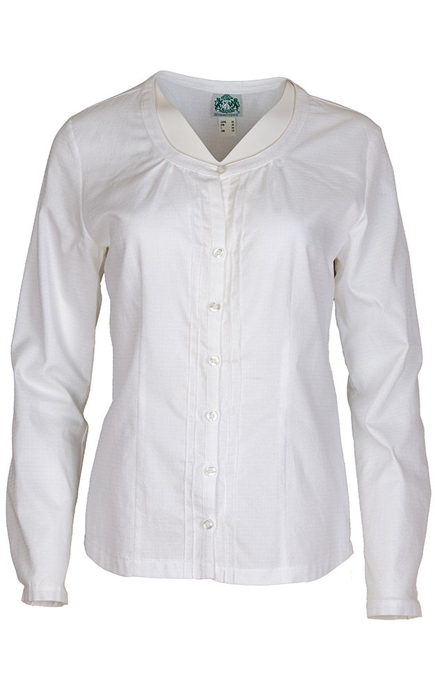 Trachtenbluse Claudia, weiß