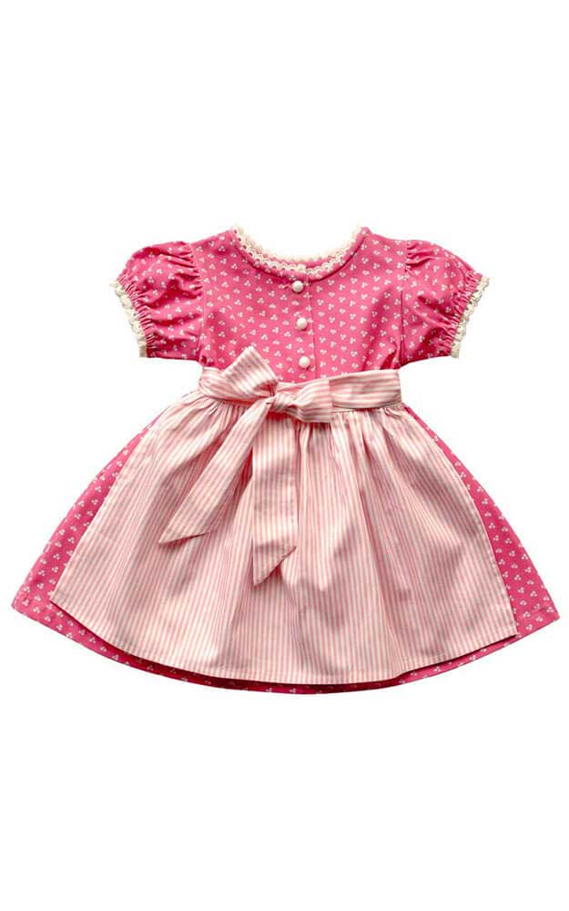 Baby-Dirndl Blümeck 2 mit Schürze, pink