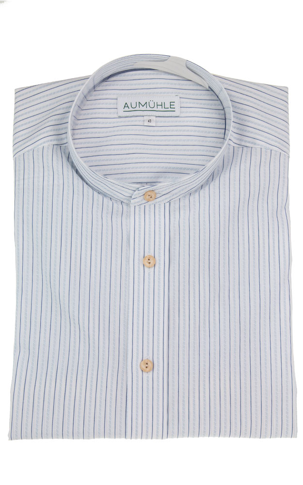 Hemd 03 13325p, blau/weiß gestreift