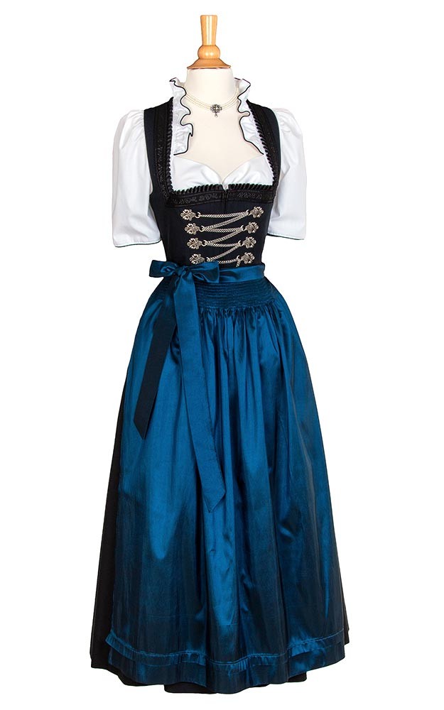 Schürze Taft Extra, dunkelblau