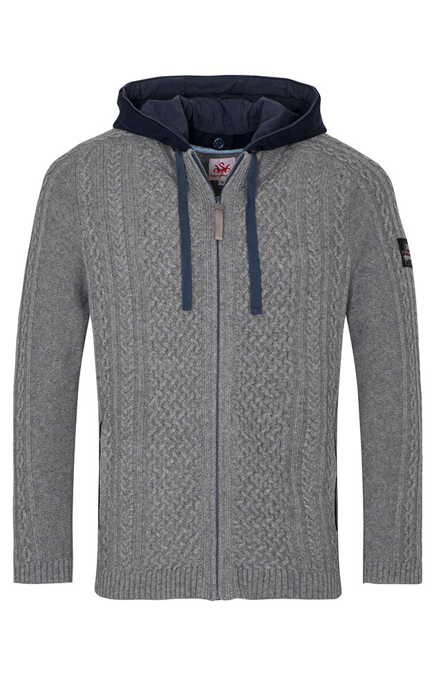 Strickjacke Athan, hellgrau