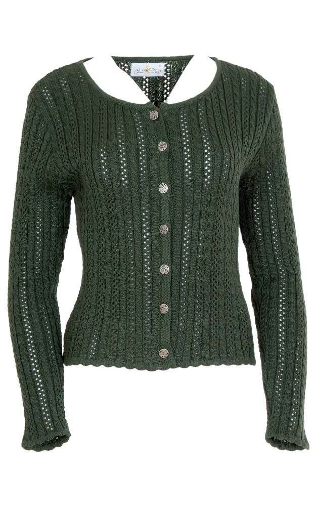 Strickjacke DA SCM87, tanne