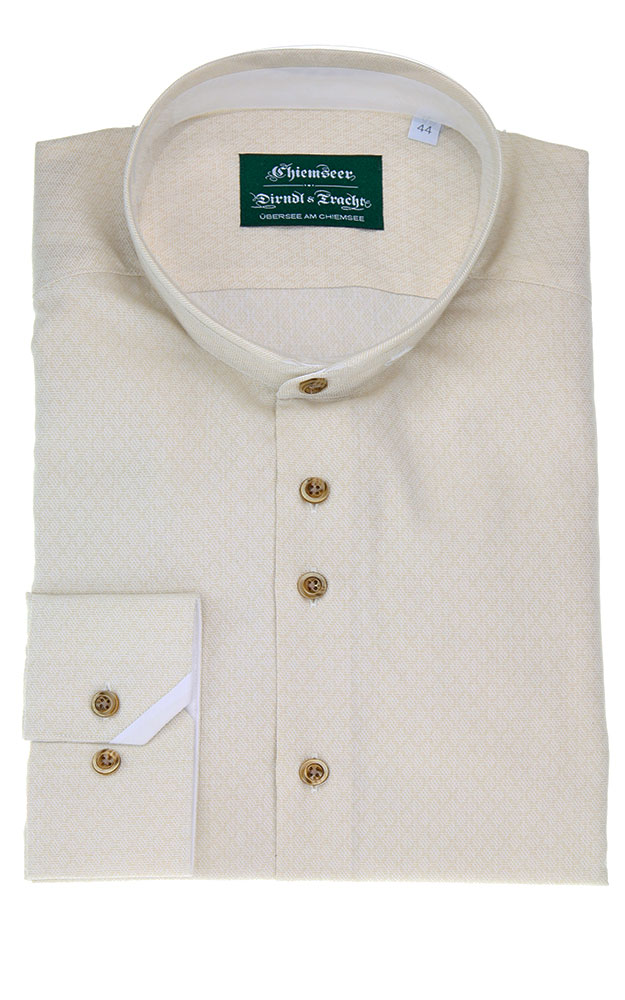 Hemd 2150, beige SK - Slim fit