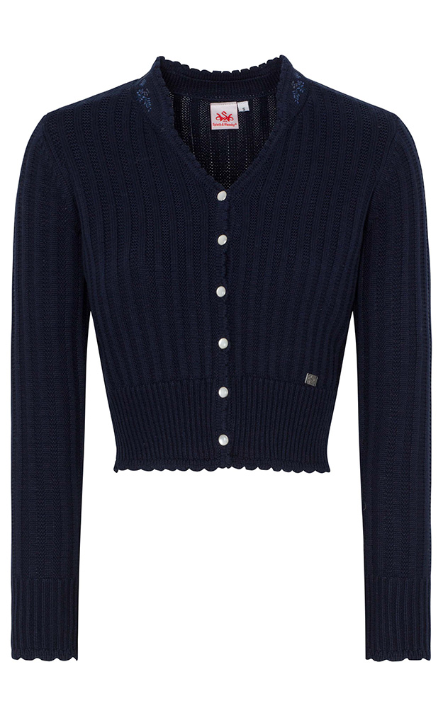 Strickjacke 351280, nachtblau