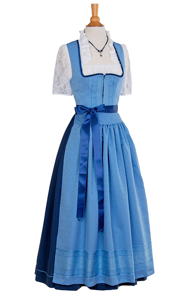 Schürze Eichsee /E, hellblau