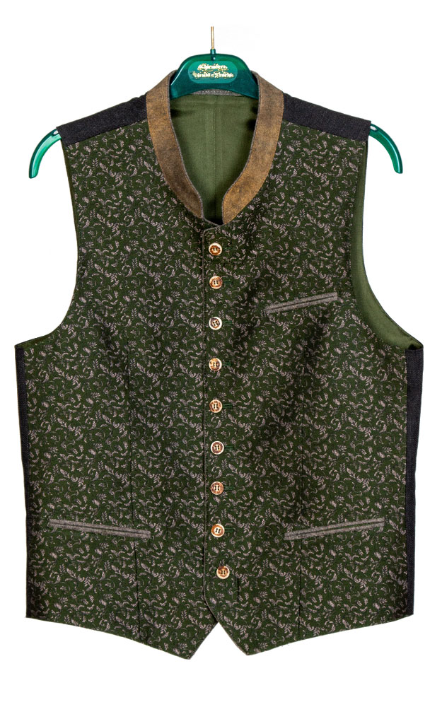 Weste Bayreuth, grün Slim-fit