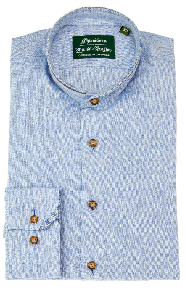 Hemd 2536 4030, blau - Slim fit