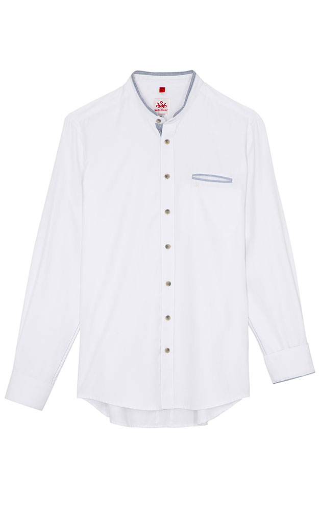 Hemd Demetrius, weiß - Slim fit