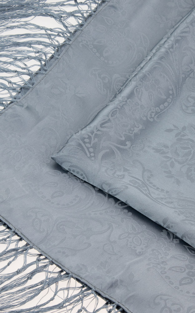 Seidentuch Nr. 21, silber