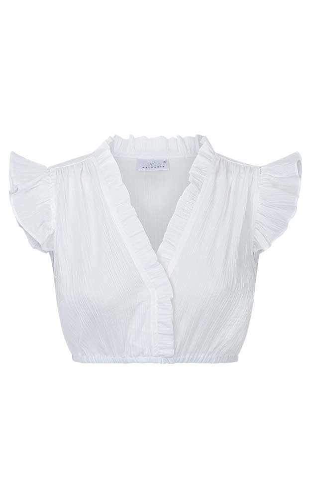 Dirndlbluse Flori, weiß