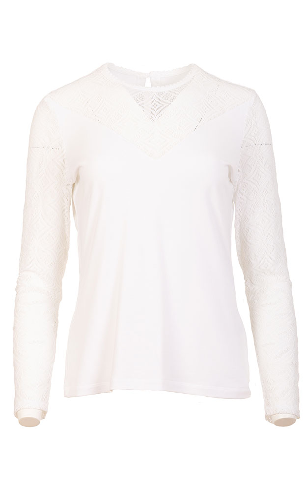 Trachtenbluse 20313SL, weiß