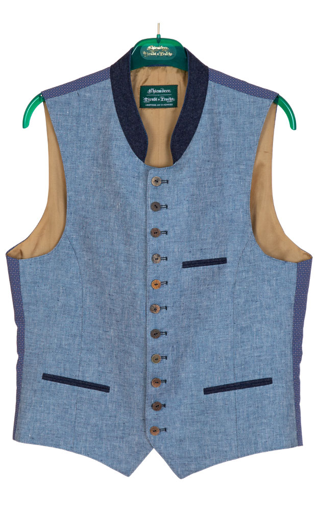 Weste Ambros, jeansblau