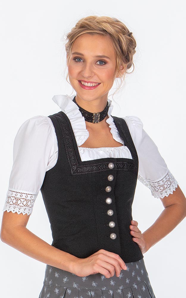 Mieder Steinberg, schwarz