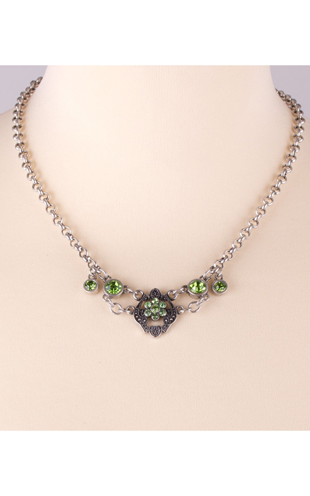 Kette SL192, Kristall smaragd