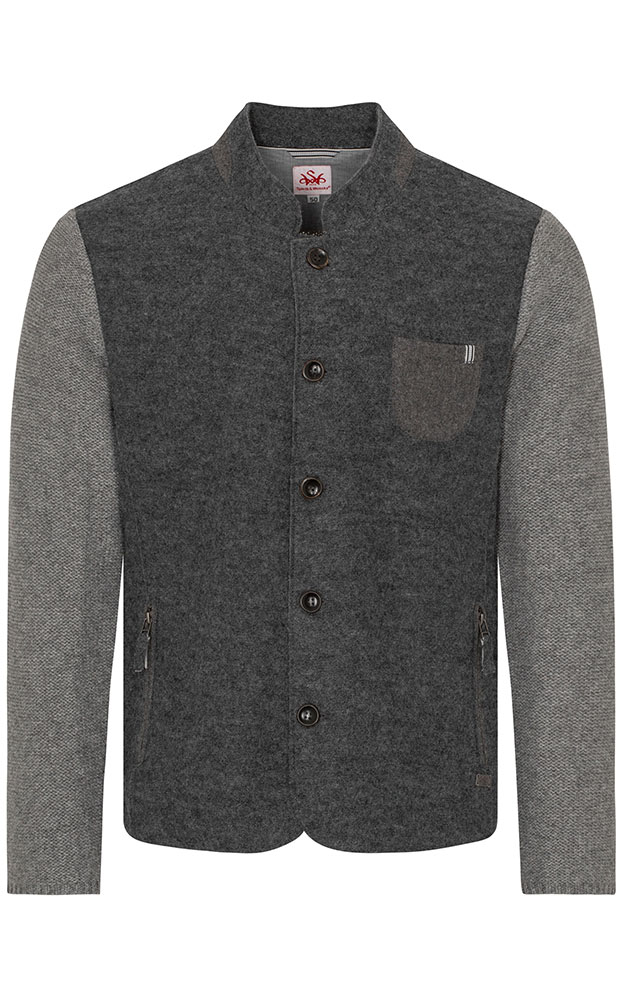 Walkjacke Neuried, dunkelgrau