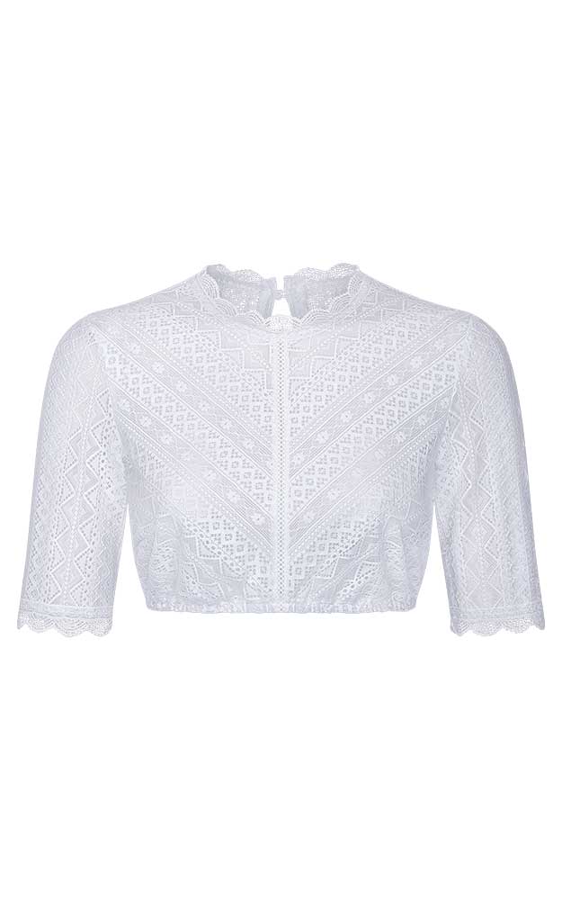 Dirndlbluse Vicki, weiß