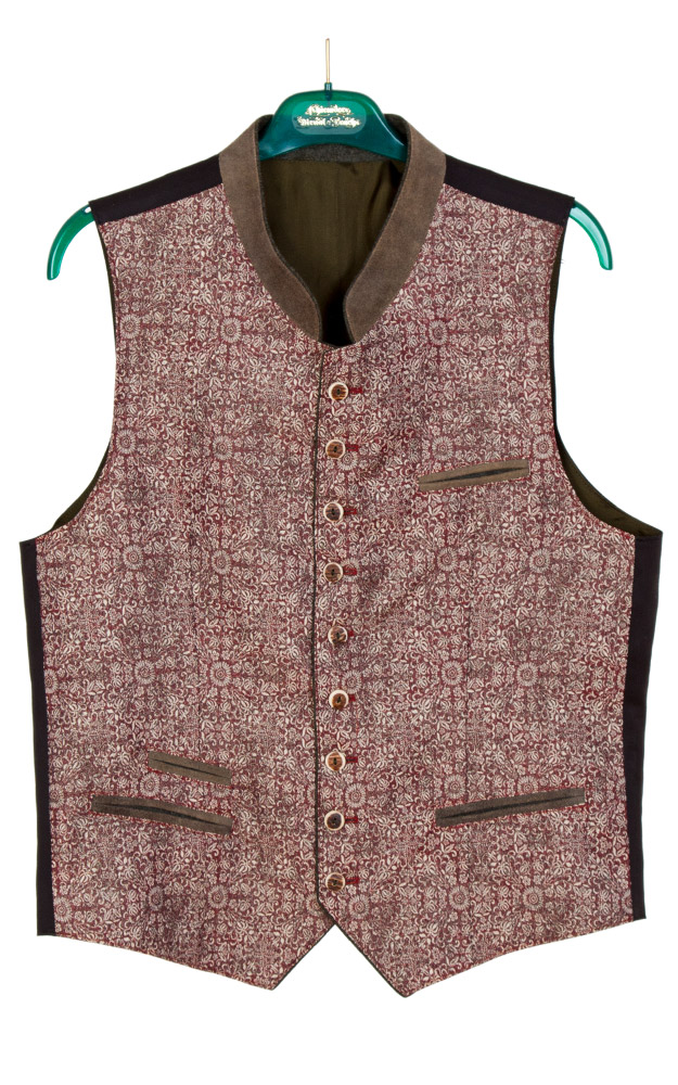 Weste Bürs 9254 8953 37, weinrot