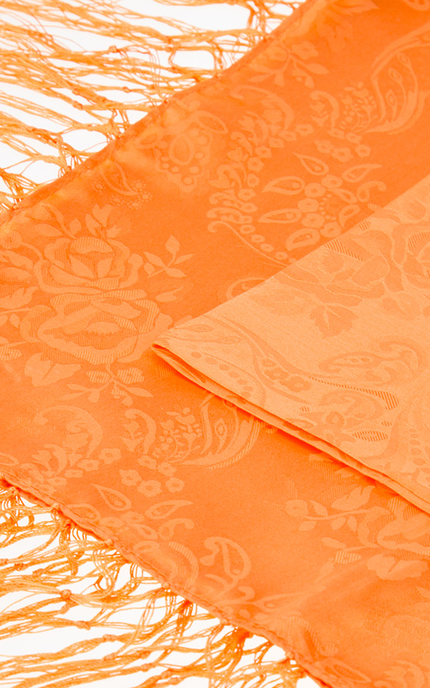 Seidentuch Nr. 33, orange