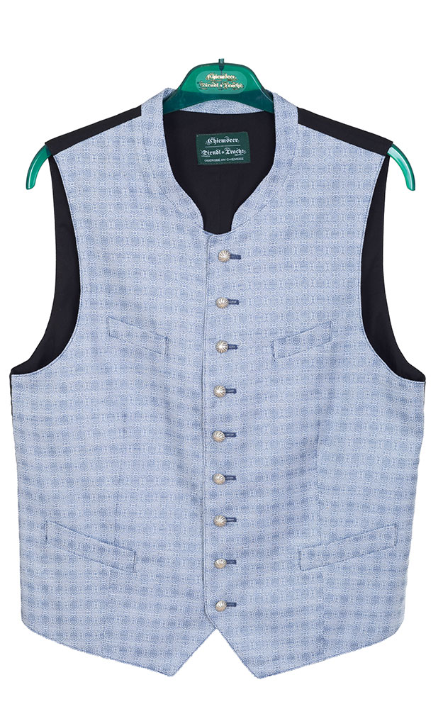 Weste Ansbach 1, hellblau - Stretch