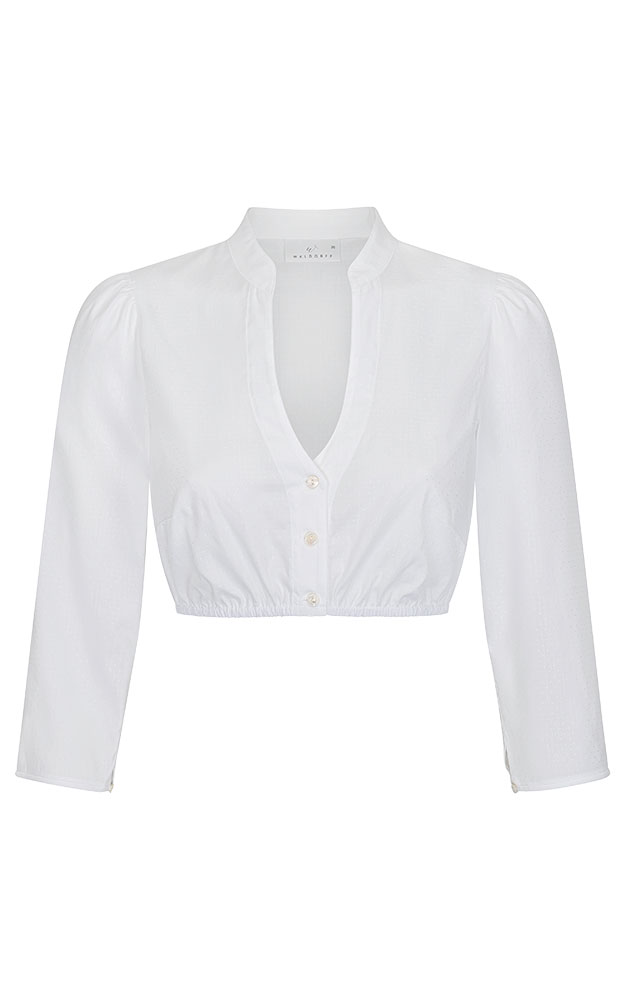 Dirndlbluse 01 52128, weiß