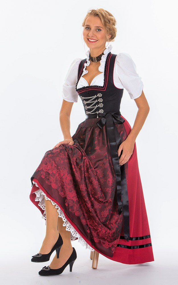 Schürze Traungau Extra, weinrot