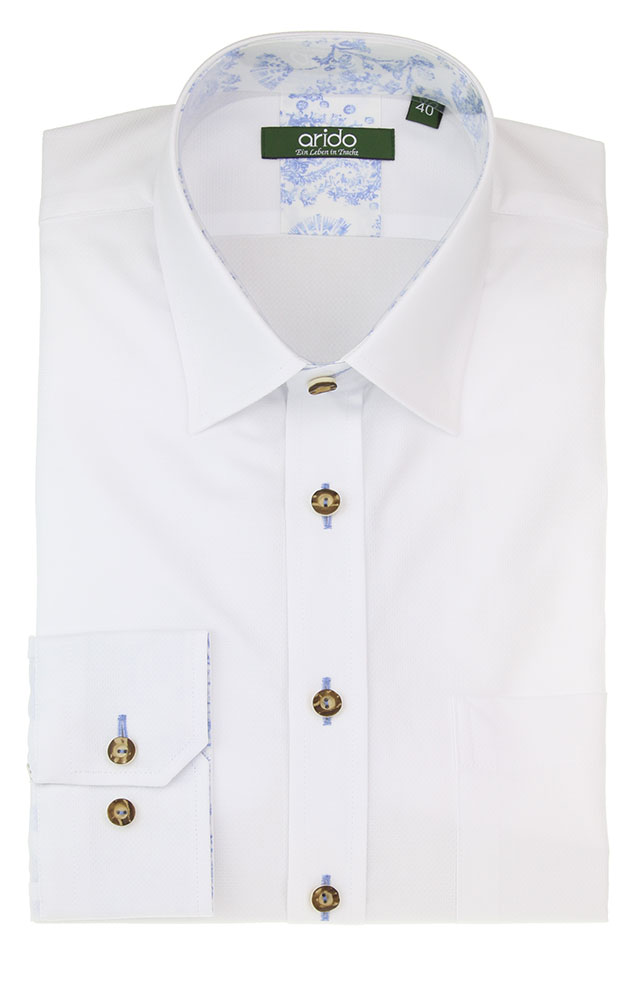 Hemd 2595 4051, weiß LK - Slim fit