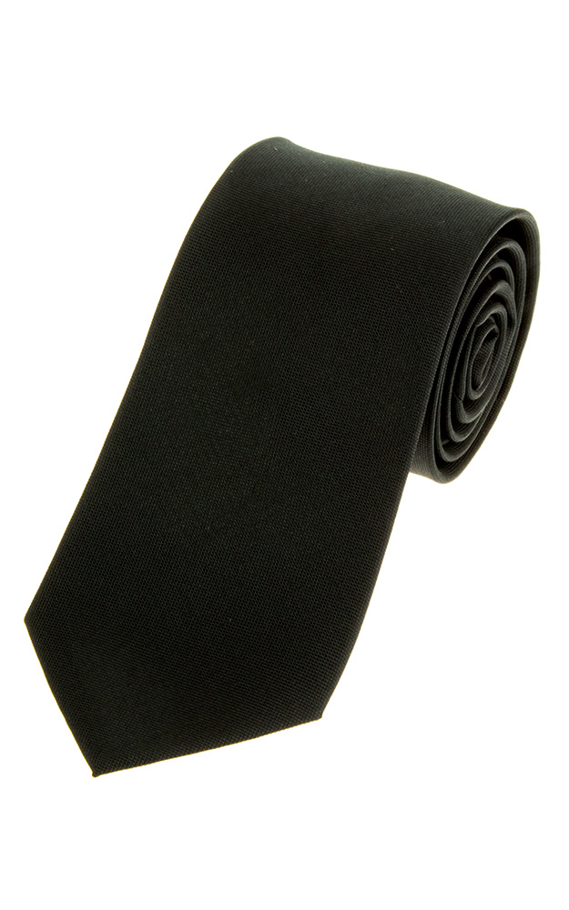 Krawatte Nr. 102, schwarz uni