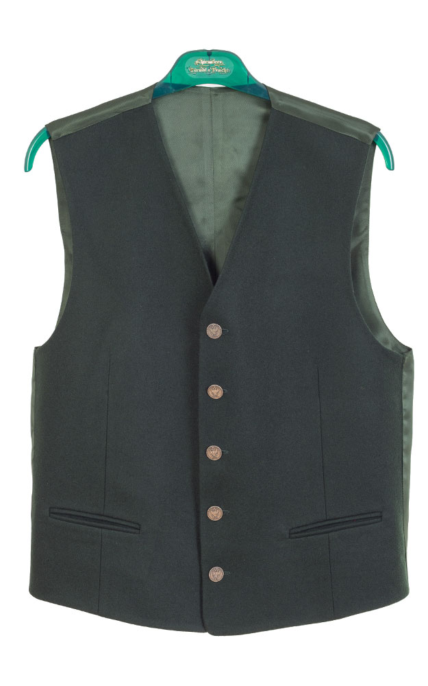 Weste Theo 2 Talerknöpfe, tanne