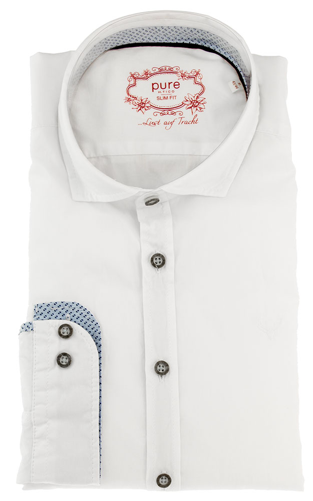 Hemd C82608-21159, weiß - Slim fit