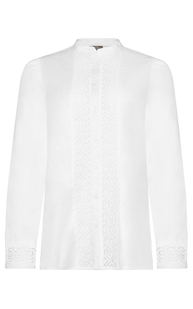 Trachtenbluse 95272, weiß