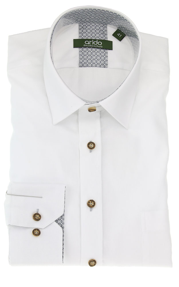 Hemd 2468H, weiß LK - Slim fit