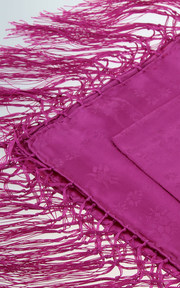 Seidentuch Nr. 30, fuchsia