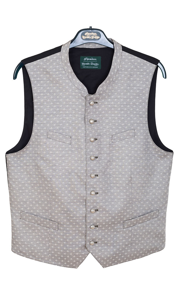 Weste Florian, silbergrau