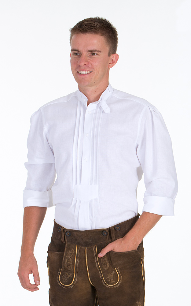 Hemd Konrad Stehkragen, weiß
